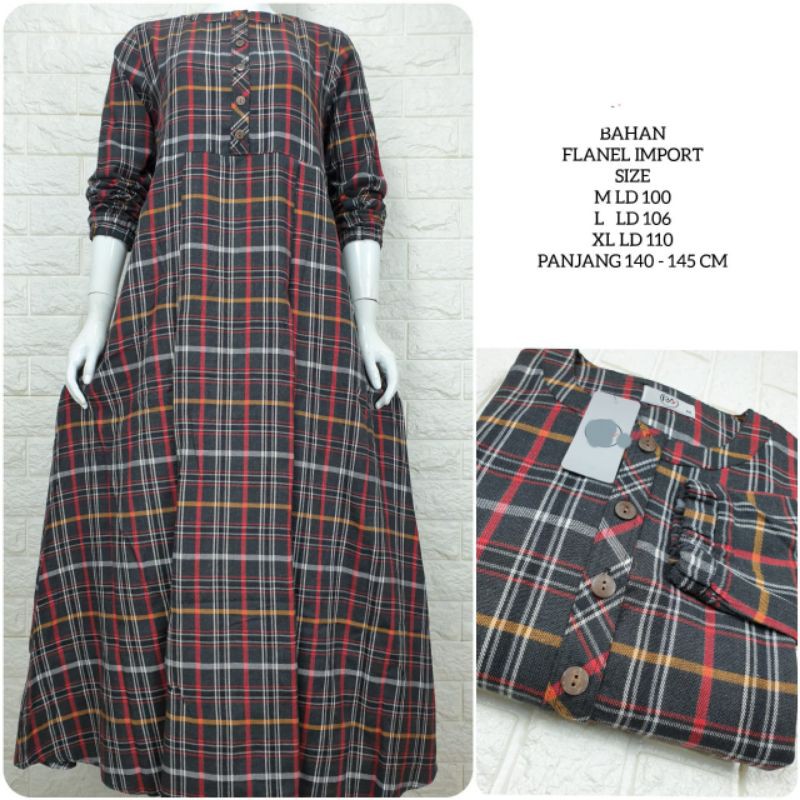 gamis flanel import|gamis import|gamis casual