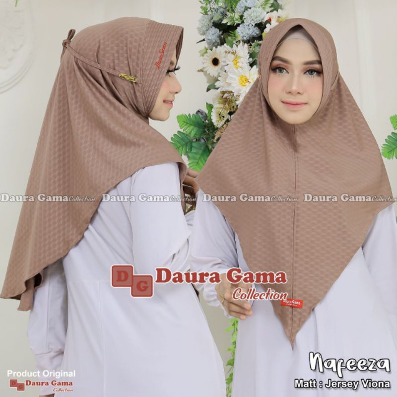 TERBARU ORI DAURA GAMA HIJAB KHIMAR NAHLA STRADA CUBIT M PICOTT PREMIUM ORIGINAL DAURAGAMA ARRIZFA J