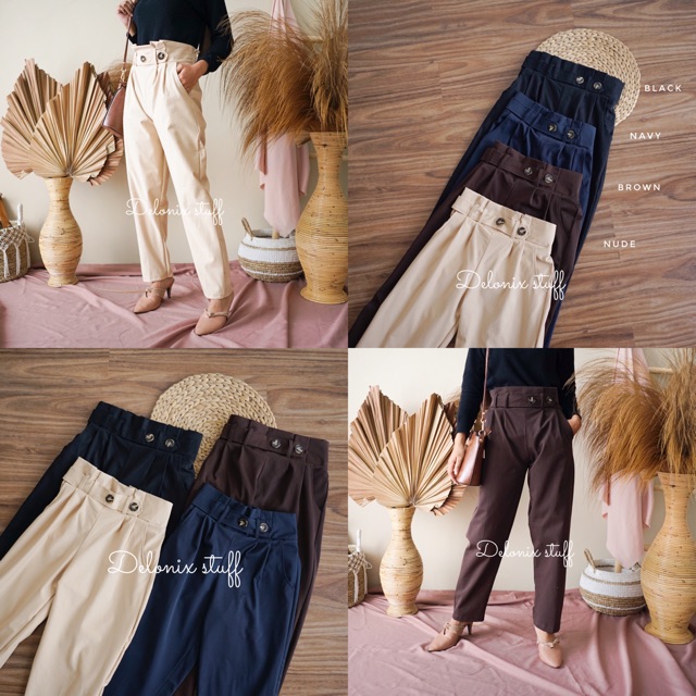 Rafaela button pants