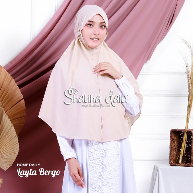 Bergo instan Layla | Bergo tali diamond | Bergo syar'i