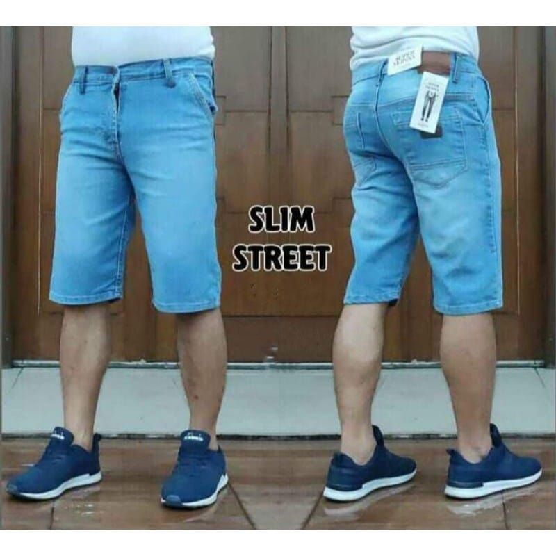 CELANA JEANS CELANA PENDEK PRIA BAHAN HALUS STREET KEKINIAN-6