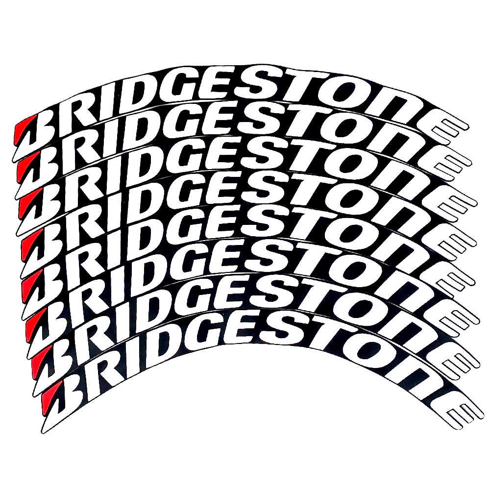 Stiker Huruf Ban Mobil Huruf Ban Mobil BRIDGESTONE 3D Karet Car Wheel Tuning Permanen Siam Decal