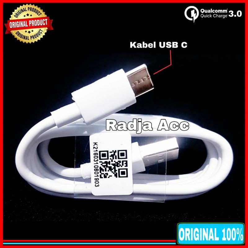 Kabel Data Xiaomi Mi A2 Mi 8 Pro Mi 8 Lite Mi 8 SE Original 100% Fast Charging USB Type C