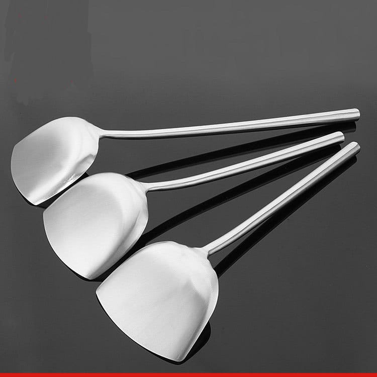 Spatula Stainless Steel / Sodet Gagang Stainless / Spatula Sodet Anti Lengket / Alat Masak