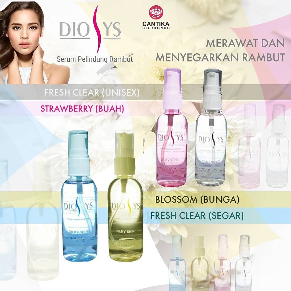 Diosys Vitamin Rambut Serum Rambut Plus Vitamin E 60 ml - Pelurus Rambut