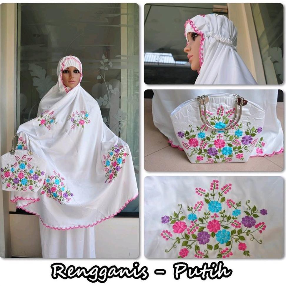 Diskon MUKENA DEWASA RENGGANIS - BORDIR LANGSUNG