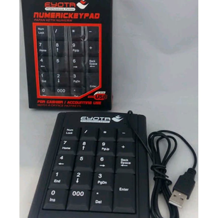 Terlaris Keyboard Numeric Keypad USB Eyota