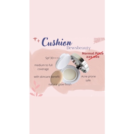 CUSHION DEWS BEAUTY NATURAL GLOW FINISH
