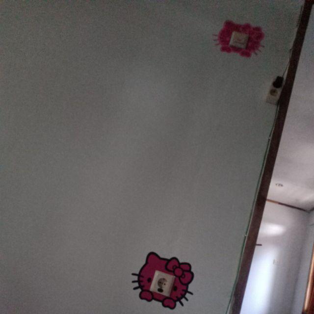 Stiker Sakelar Hello Kitty