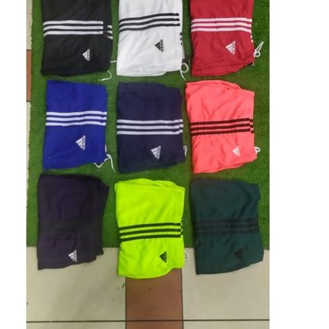➻Terkini⁑➻ Celana Bola ADIDAS grade ori official import hitam putih biru merah navy hijau ungu army 