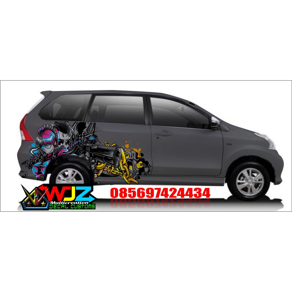 Jual Stiker Mobil Avanza Xenia Sigra Calya Ayla Agya Mobilio Indonesia Shopee Indonesia