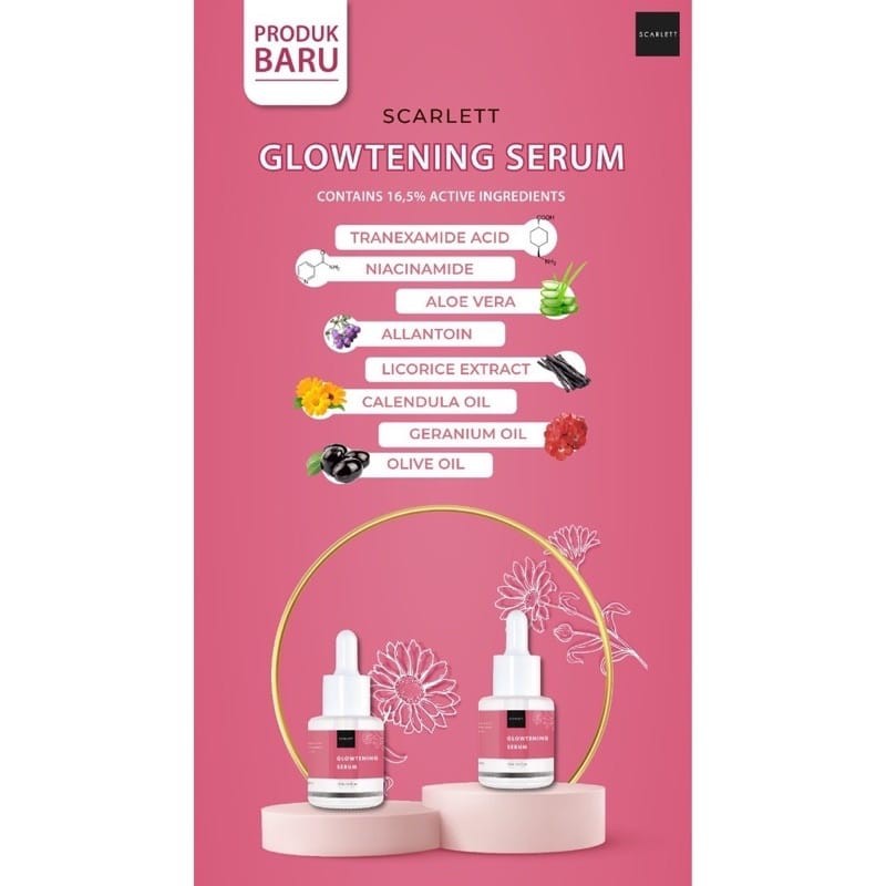 Scarlett Glowtening Serum 15ml