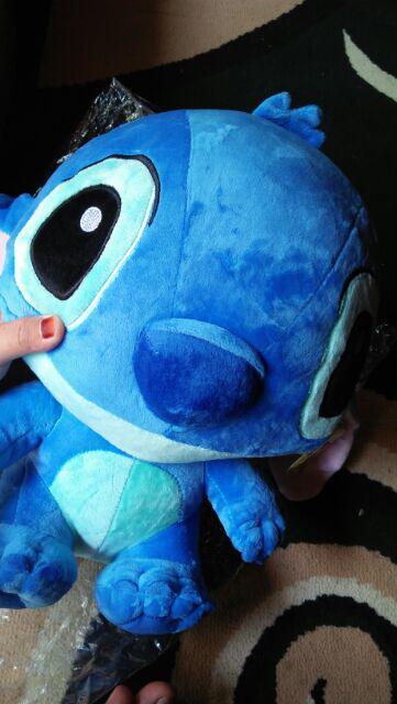 Boneka Stitch Panjang 35cm Bahan Plush Untuk Dekorasi Rumah