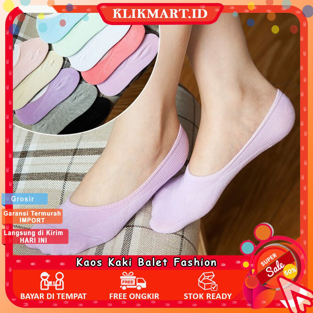 Km 145 ANTI  SLIP  KAOS  KAKI  BALET FASHION UNISEX KAOS  KAKI  