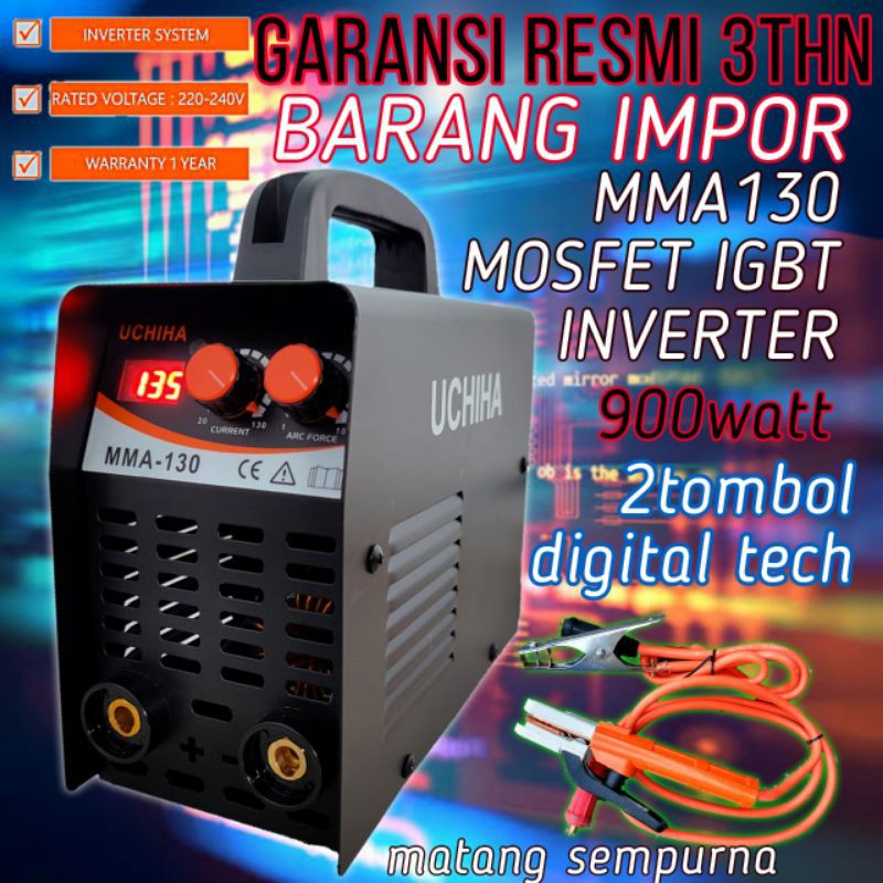 MAILTANK 900 W Mesin  Travo Las  Listrik  Inverter 3 tombol 