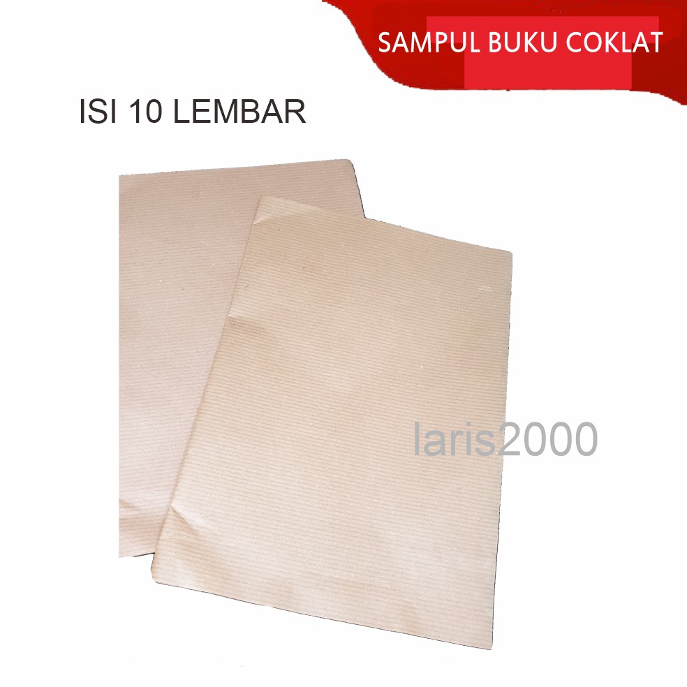 

Sampul Buku Kertas Coklat A5 / Boxy (10 lembar)