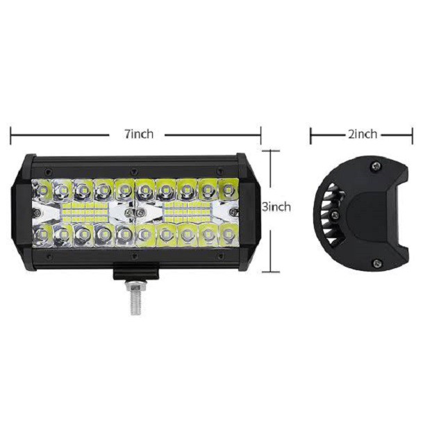 Lampu Tembak Sorot LED Bar CWL 40 Titik Mata 120 Watt Motor Mobil 120W 12 Volt 12V Worklight