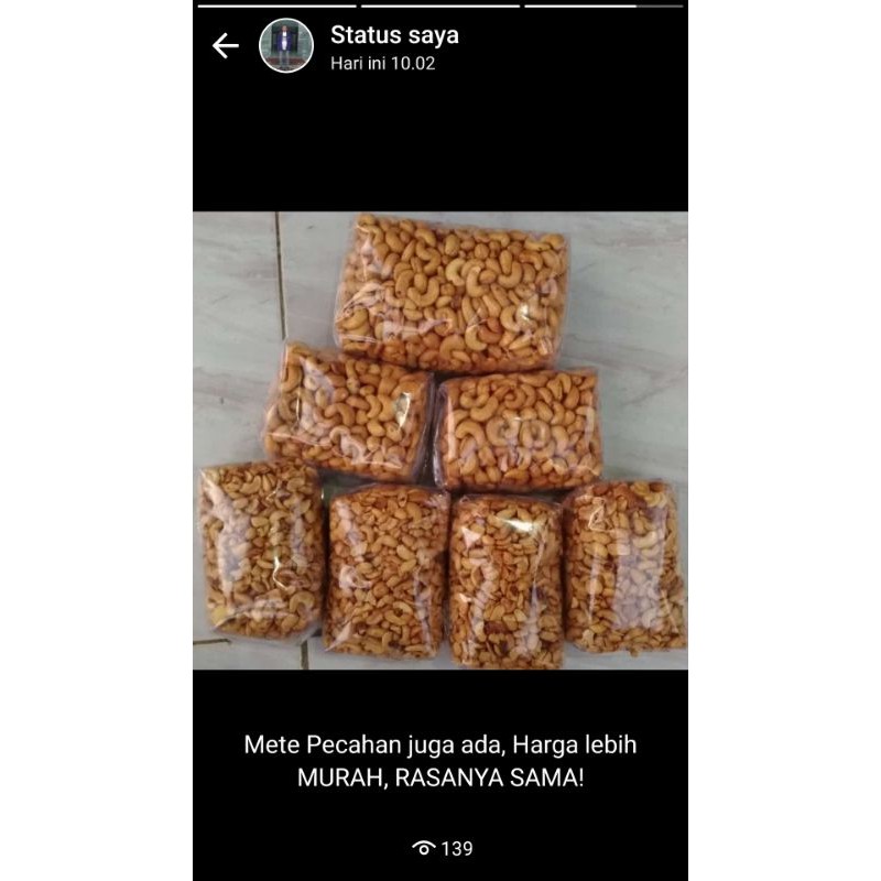 

METE PECAHAN ASLI WONOGIRI 500 Gr
