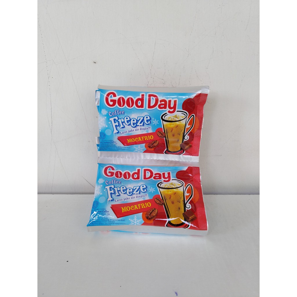 

Good Day Coffee Freeze Mocafrio 30 gram Renceng