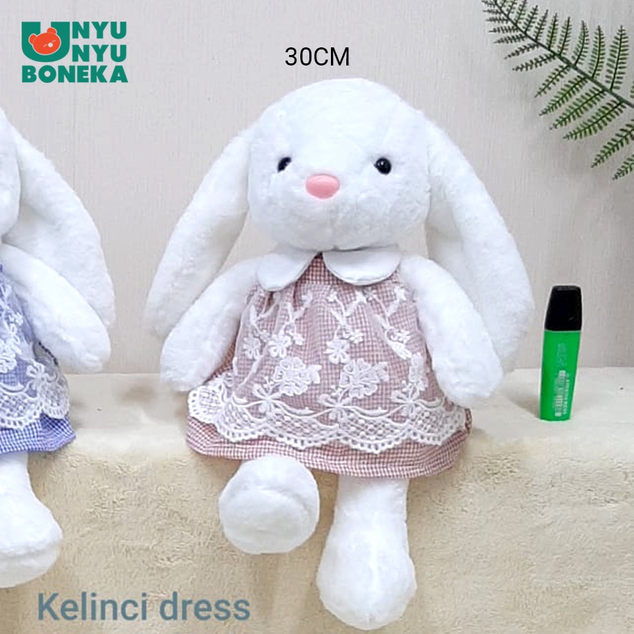 boneka kelinci bunny dress animal telinga panjang bahan import