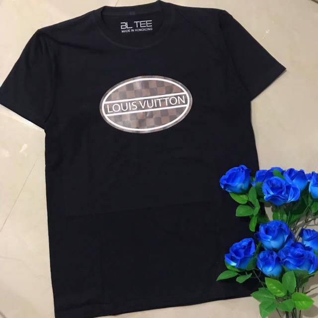 KAOS INISIAL LV/ BRANDED TEE/ KAOS CEWEK/ KAOS IMPORT/ BL TEE/ KAOS COWOK