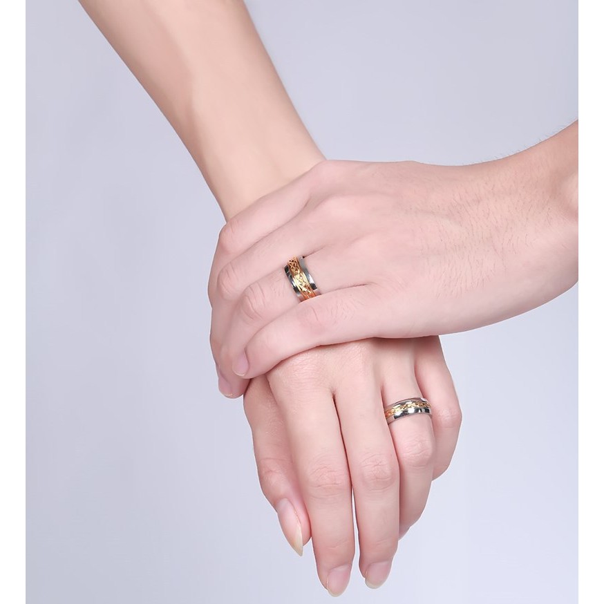 SALE / OBRAL Cincin Couple / Tunangan / Nikah / Pasangan / Titanium C026