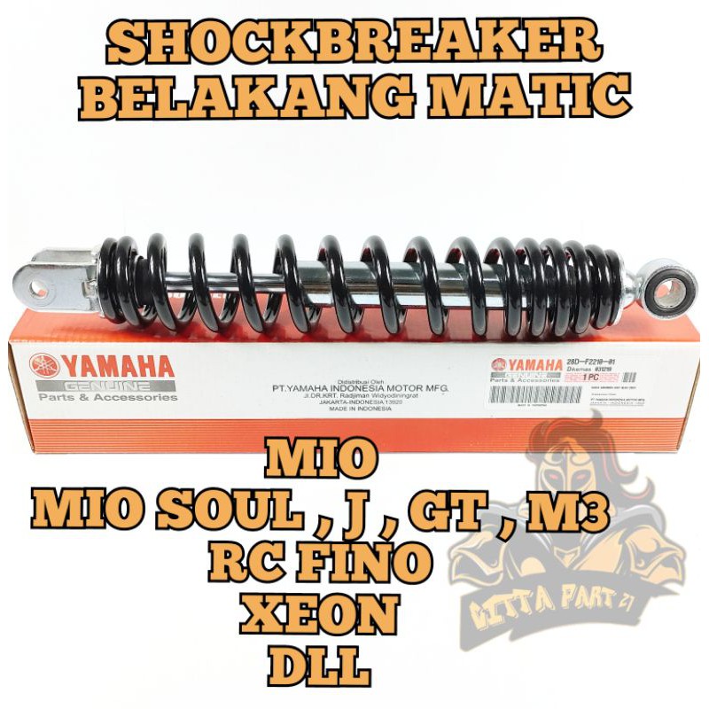 SHOCKBREAKER SHOCK BELAKANG YAMAHA MIO KUALITAS ASLI ORIGINAL YAMAHA MIO MIO J MIO M3 MIO GT XEON MIO SOUL FINO