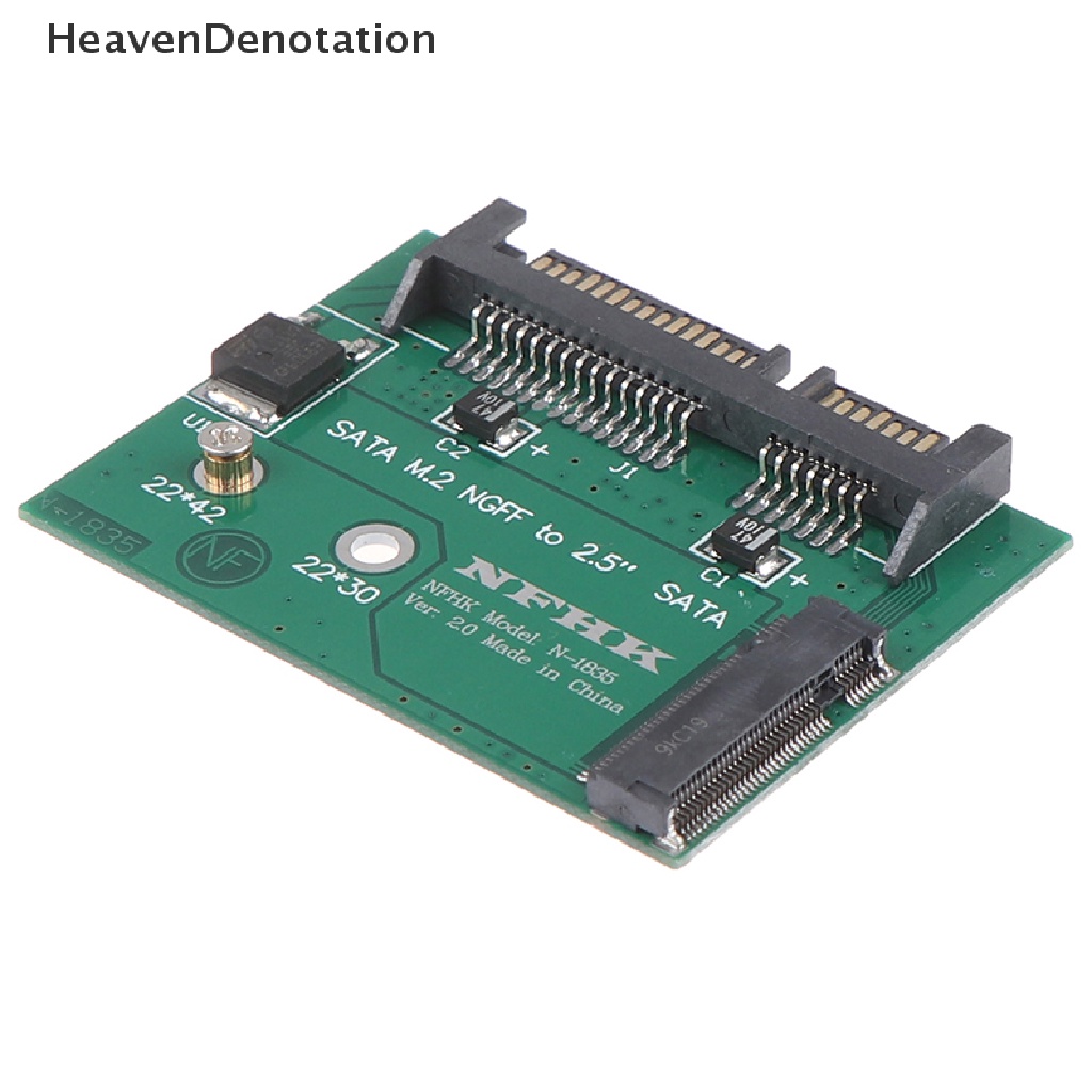 [HeavenDenotation] M.2 NGFF ssd solid state hard disk to half high 2.5 inch sata3 adapter card