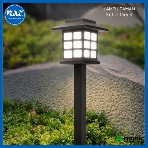 Lampu Taman Solar Cell Tenaga Surya Tancap Pekarangan Minimalis