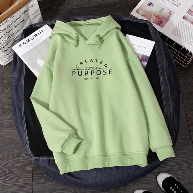 HOODIE WANITA CREATED PURPOSE TEBAL HALUS PREMIUM TERBARU,