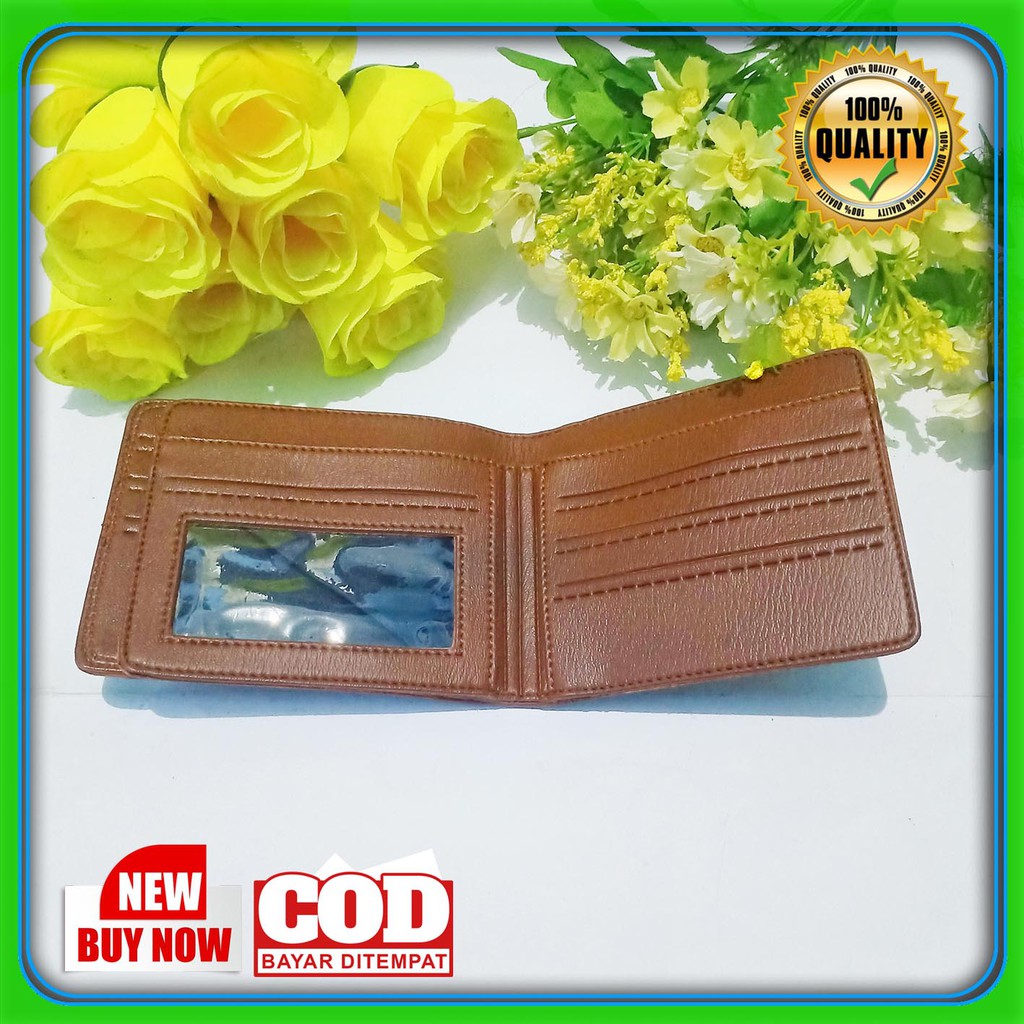 Dompet Pria Lipat Kulit Sintetis fashion cowok premium 501 Levis bayar di tempat