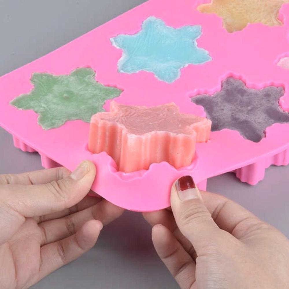 Preva Silicone Soap Mold Making Supplies Perlengkapan Sabun Handmade Bentuk Salju 3D