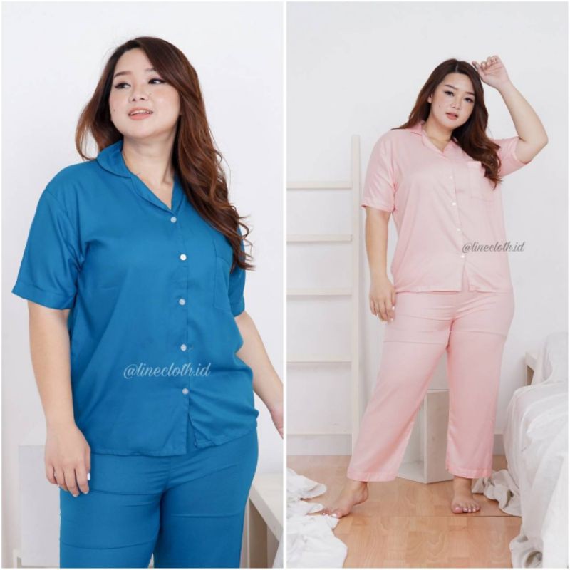 Piyama Rayon Jumbo/Piyama Jumbo Rayon/Piyama Bigsize Rayon CP Polos