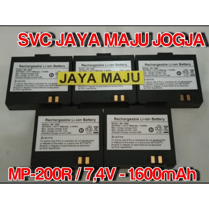 Jual Baterai Mp R Mah Li Ion V Wh Printer Bluetooth Battery Li Ion V