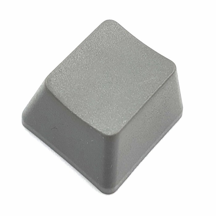 Keycap PBT 1U dark grey polos blank replacement keyboard button tombol