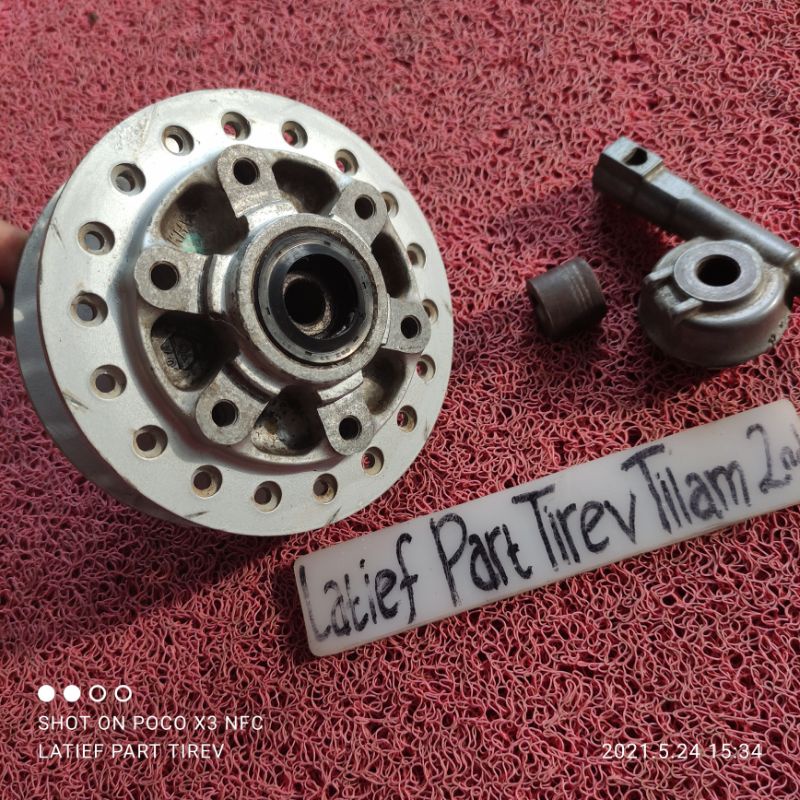 Tromol Depan tiger revo original