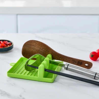 Tatakan Sendok Spatula Rak Sepatula Sutil tempat tutup panci sendok