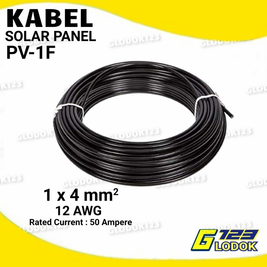 Kabel Cable Solar Cell Pengisi Daya Panel Surya PV-1F 2.5mm2 4mm2