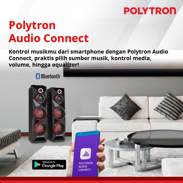 POLYTRON Active Speaker PAS8C28 PAS 8C28 Speaker Aktif