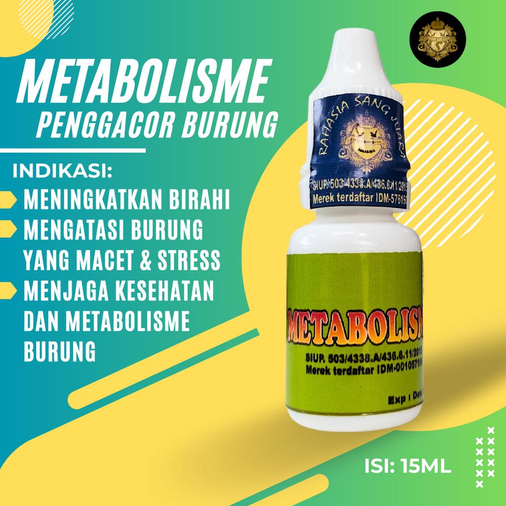 METABOLIS BURUNG ORIGINAL OBAT BURUNG MACET BUNYI MENINGKATKAN BIRAHI DAN KUALITAS GACOR