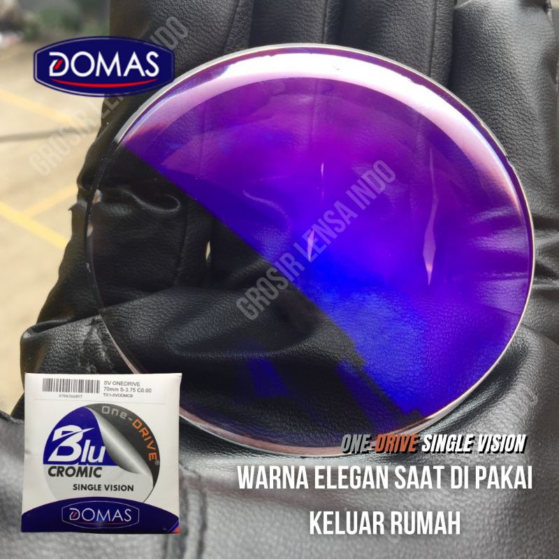 Lensa Kacamata Drive Photocromic Blueray SV by Domas Garansi Coating 1Thn