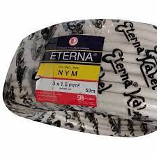 KABEL ETERNA NYM 3x1,5 / KABEL LISTRIK ETERNA NYM 3x1.5 |PER ROLL 50 M