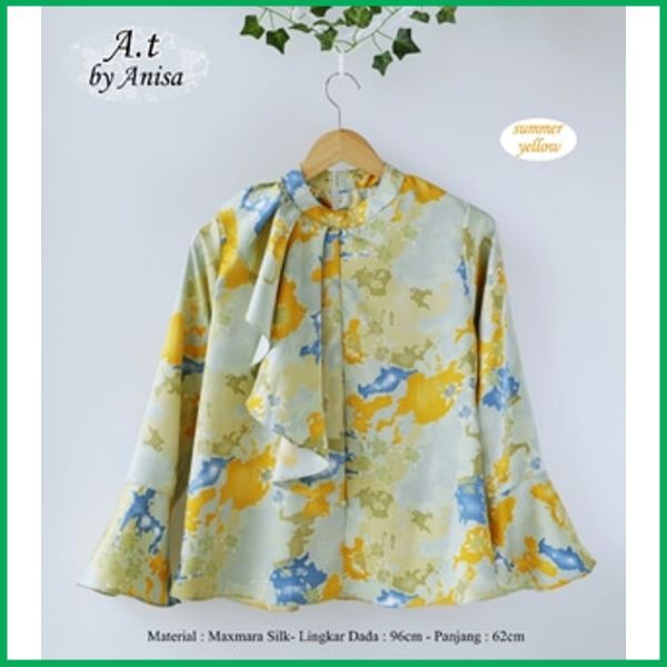 Baju Cewek Murah Dress Brukat LCTC Summer Dress Panjang Yellow by Anisa Baju Wanita Kekinian RKI