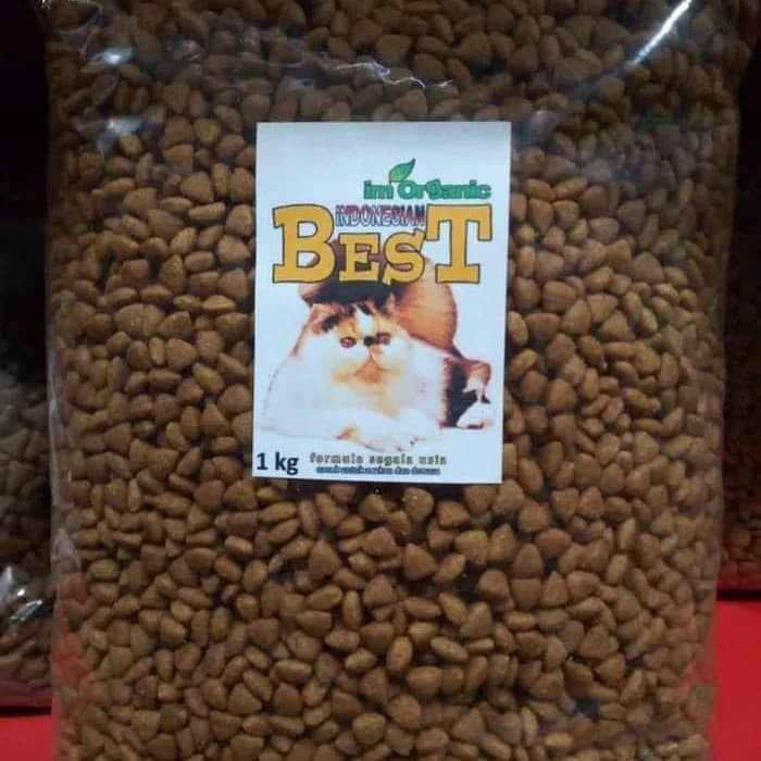 IMO Indonesian Best Repack 1 Kg Makanan Kucing Kering IM Organic 1kg