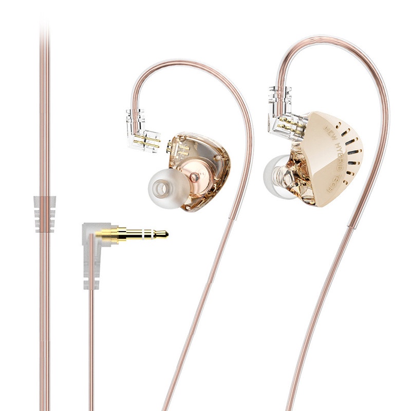 Dq9 Pro Earphone In ear Dinamis Dengan Fitur Noise Canceling QDC