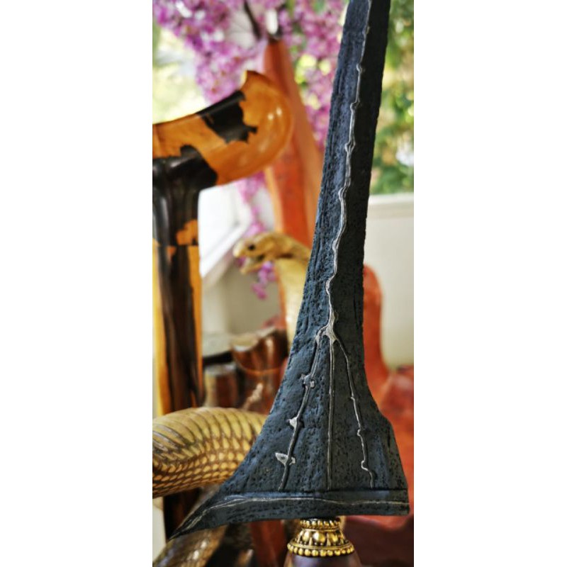 keris pamor petir ki ageng selo talang emas warangka kayu timoho