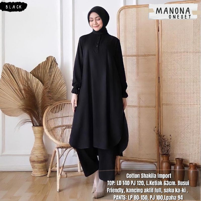 READY!! MANONA JUMBO ONE SET LD140 COTTON SHAKILA IMPORT BUSUI FRIENDY ORIGINAL BERLEBEL