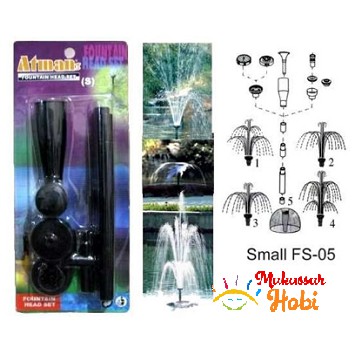 Nozzle Pipa Air Mancur ATMAN FHS-S Fountain Head Set Aquarium Kolam