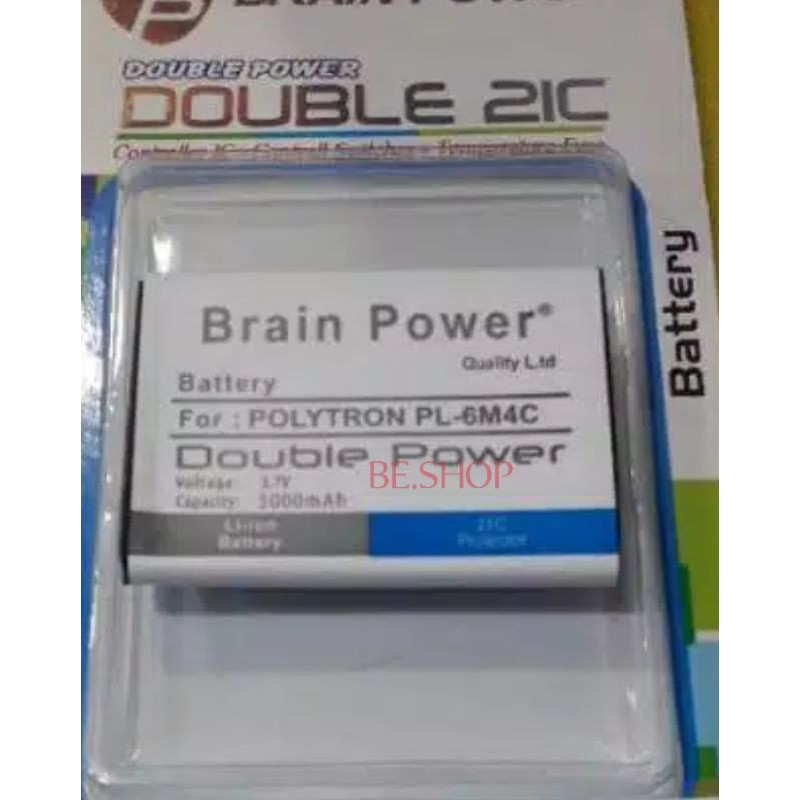 Batrai Batre Baterai Brain power POLYTRON PL6M4C PL 6M4C PL604 PL 604 Original Battery Hp
