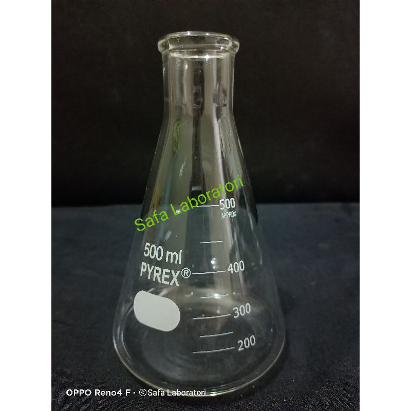 Jual Gelas Erlenmeyer Flask Labu Erlenmeyer 500 Ml Pyrex Indonesiashopee Indonesia 1471